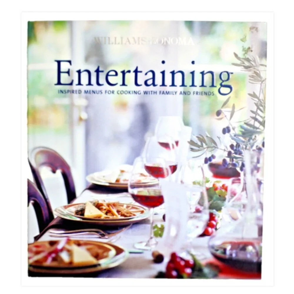 William-Sonoma Entertaining: Inspired Menus for Cooking w/Family & Friends NEW